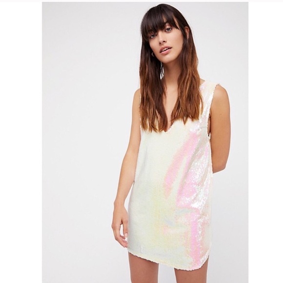 Free People Dresses & Skirts - Free People Sequin Party Dress NWOT